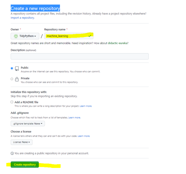 Upload csv to github