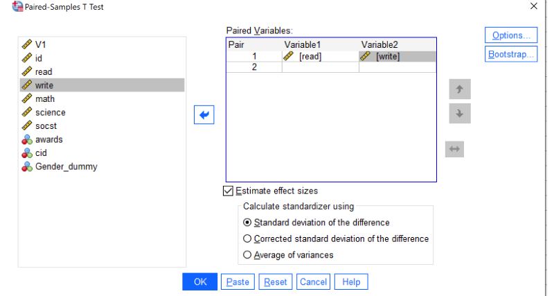 Drag variables