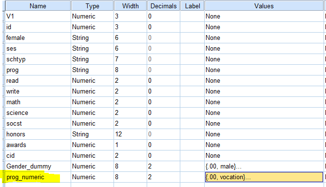 Add Label Values via SPSS Syntax